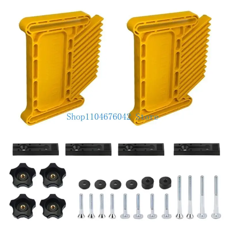 652F Featherboard Adjustable Woodworking Tool Safety Device Stackable Board for Table Sawing Router Tables Band Sawing