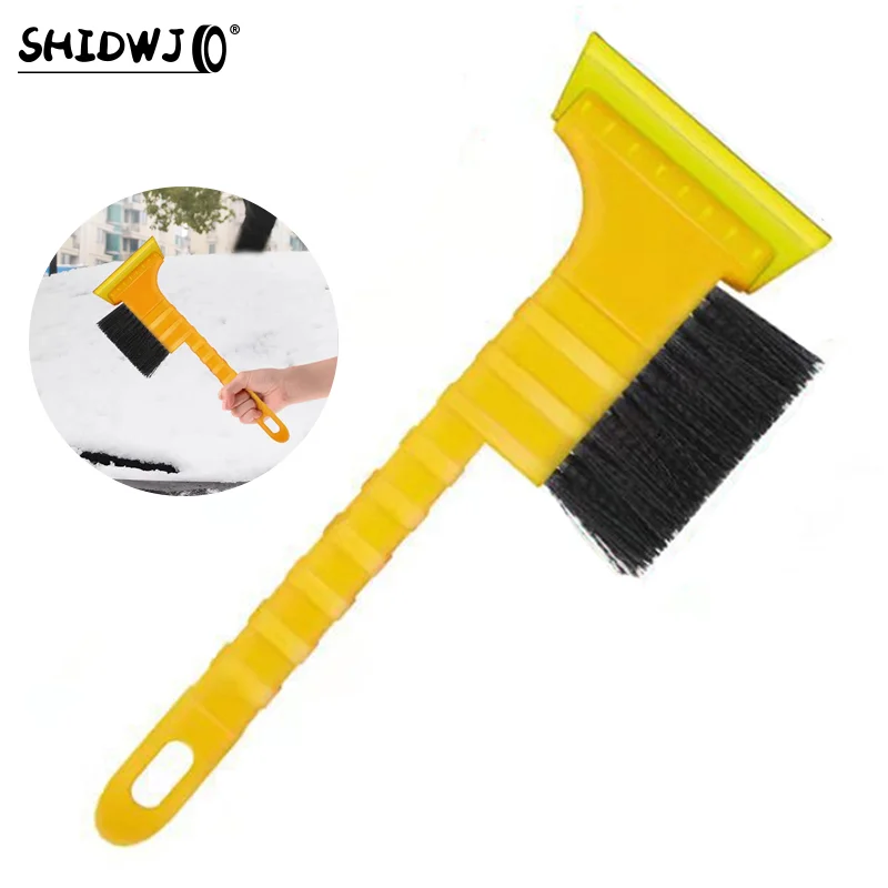 1pcs 2-in-1 Snow Shovel Ice Scraper Snow Brush Broom Wash Accessories For Car VAN SUV Frost Windshield Cleaner Winter Tool