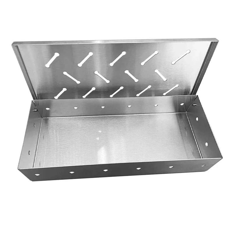 Raucher box Grill Raucher box Holz hacks chnitzel für Indoor Outdoor Holzkohle Gas grill Grill Fleisch infundiert Rauch geschmack