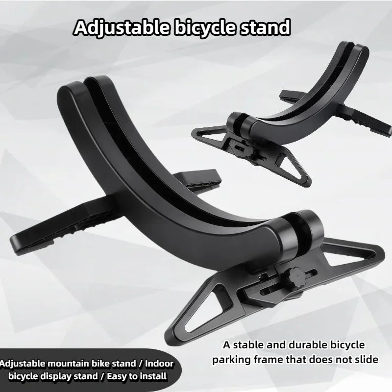 Support de stationnement de vélo réglable pour Support au sol, Support d'affichage de vélo de route et vtt pour magasin de cyclisme, rangement de Garage