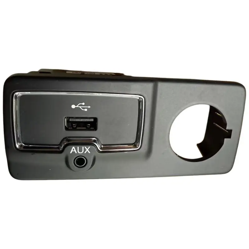 Porta USB do Console Central A98M para Jeep Renegade Grand Cherokee 2015-2018, Soquete AUX, Plugue de Áudio