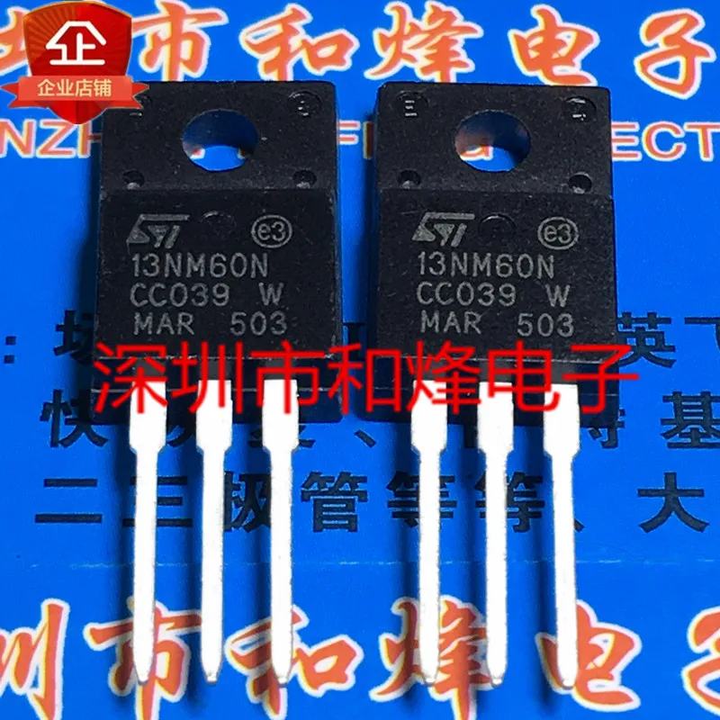 5PCS-10PCS 13NM60N STF13NM60N  TO-220F 650V 11A  ORIGINAL ON STOCK