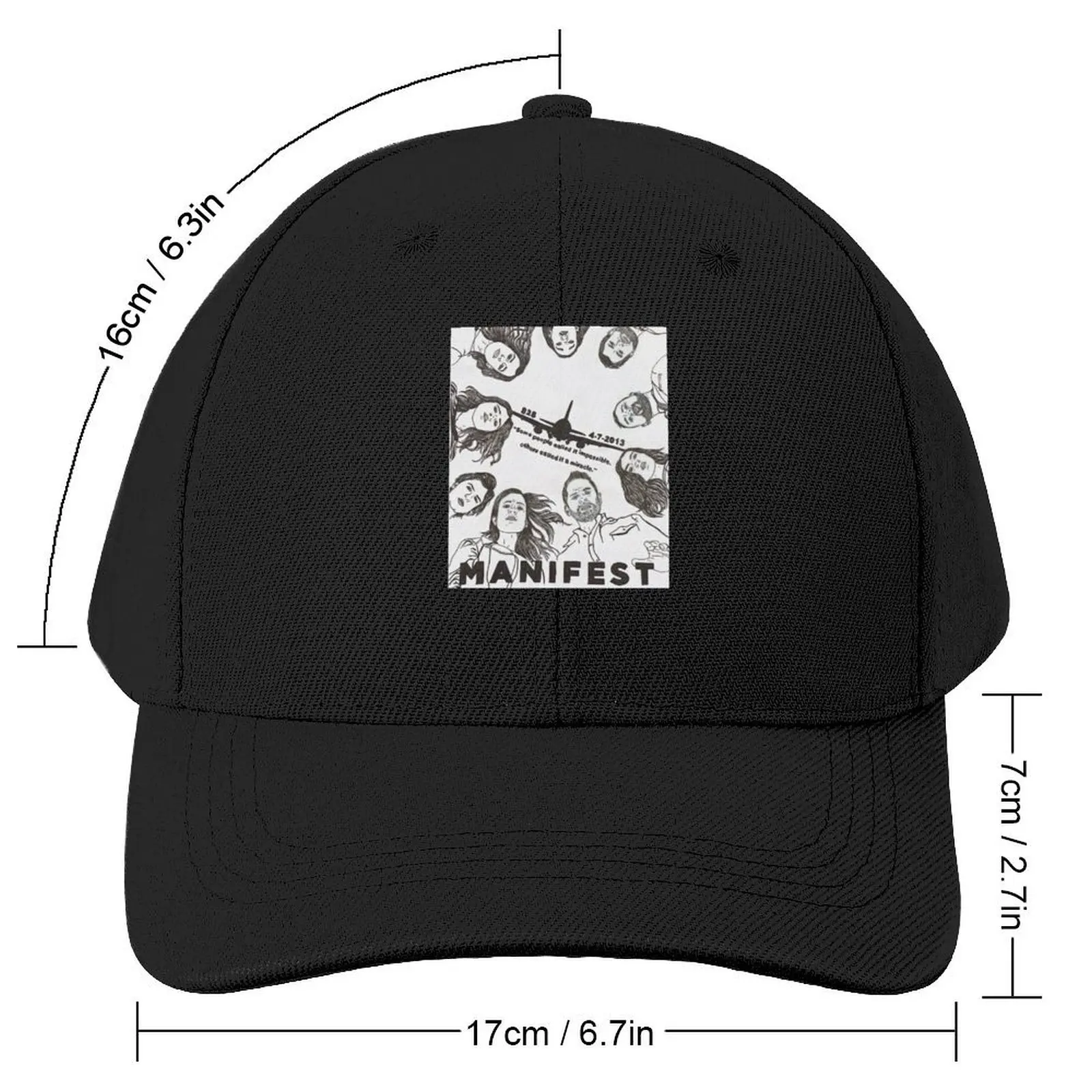 Manifest, Drawing 828 Baseball Cap Visor Beach Trucker Hats For Men Women's