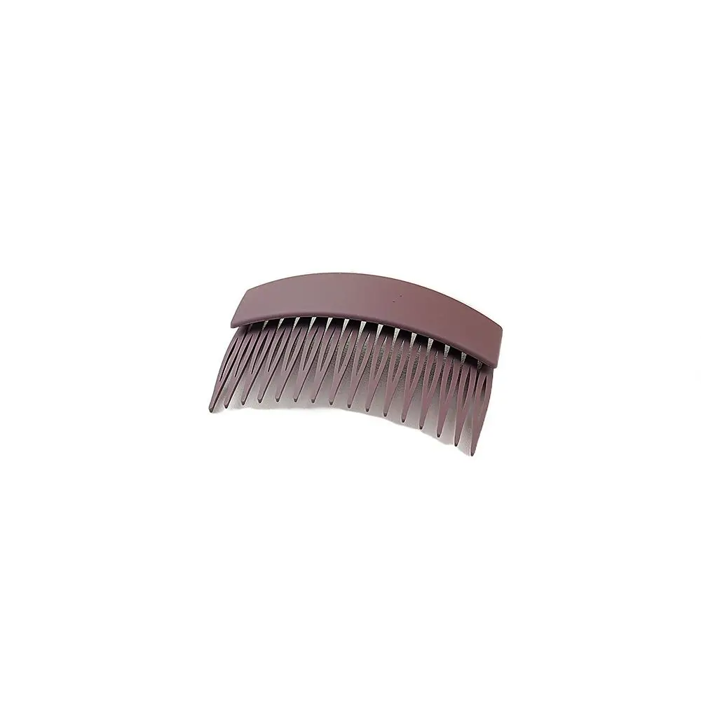 Fresh Solid Color Frosted Hair Comb Plastic Fixed Combs Inserted Comb Teeth Hair Styling Comb Hair Styling Comb Girls