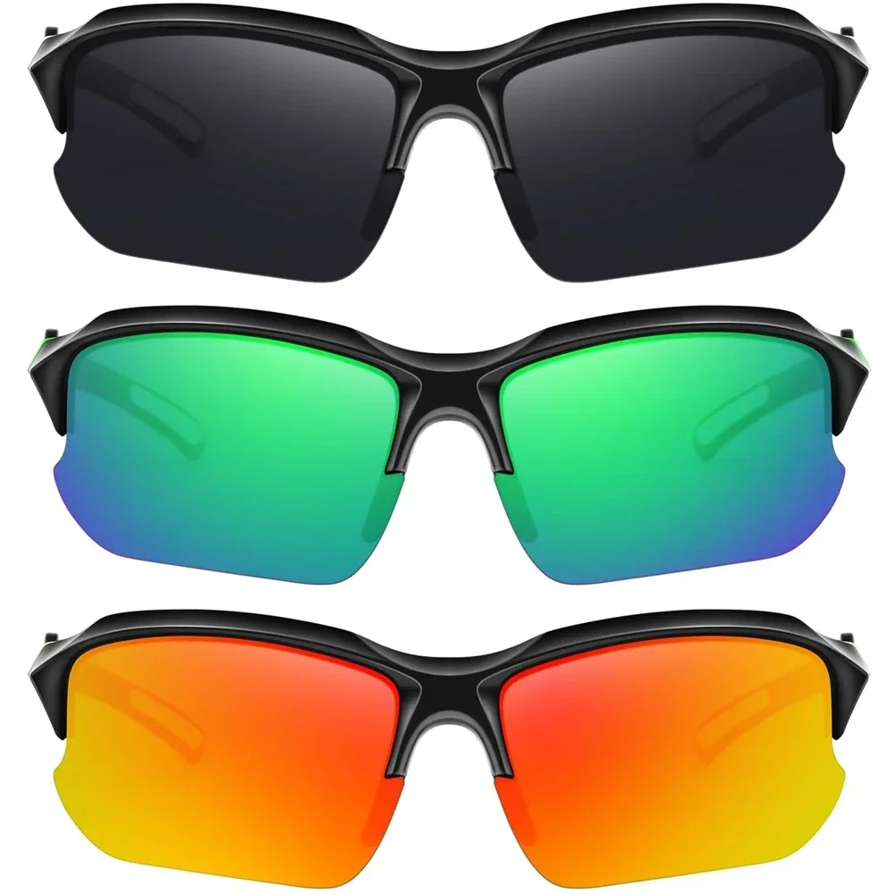 Gafas de sol polarizadas deportivas para hombre, lentes ligeras para ciclismo, correr, pesca, UV400, para exteriores, 2024