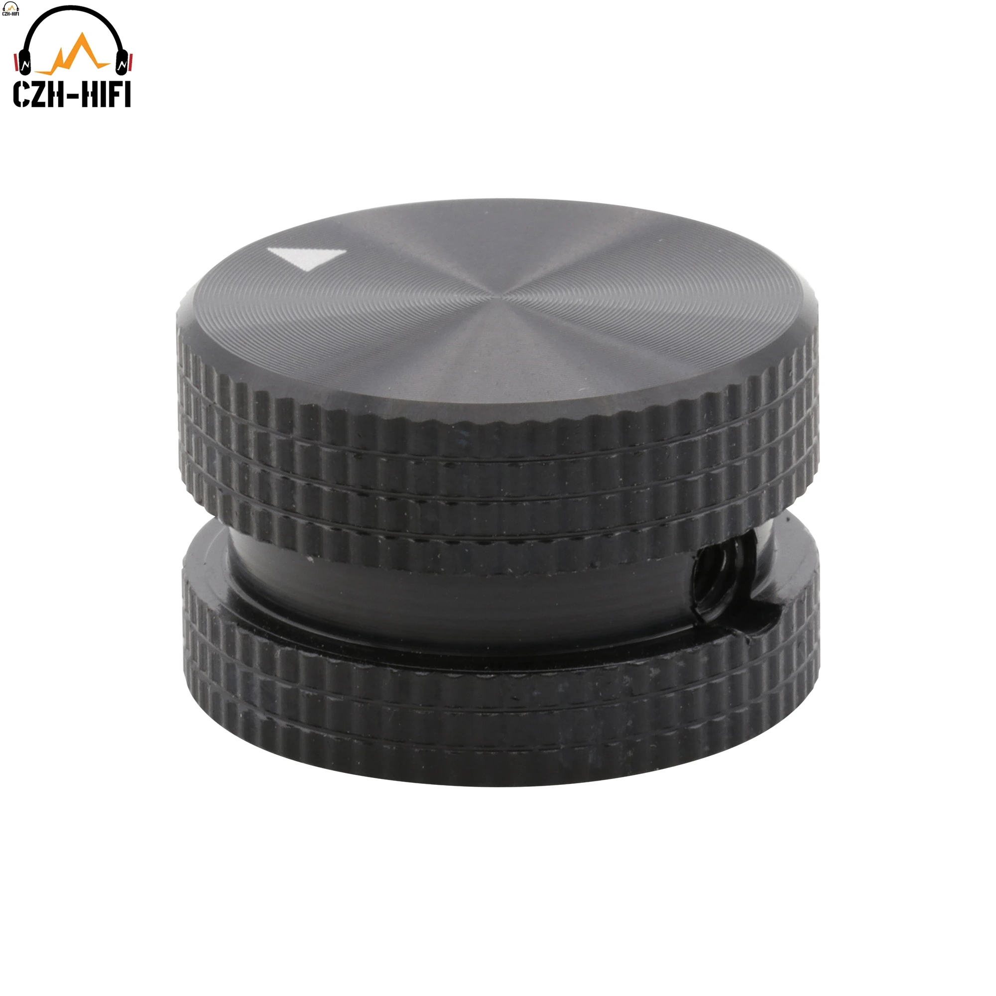 1pc 25x15,5mm Audio Lautstärke Control Knopf CNC Gefräste Solide Aluminium Verstärker Potentiometer CD-Player DAC Plattenspieler dreh Kno – Detail 2