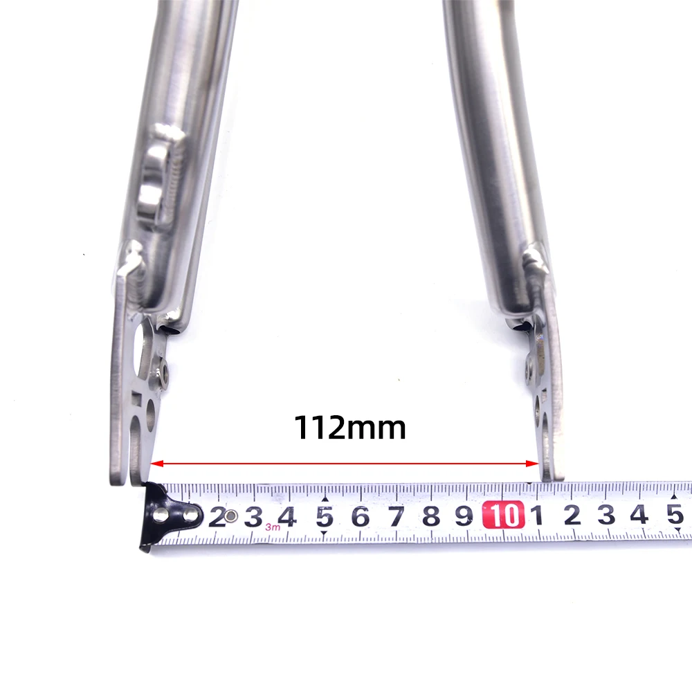 Titanium Bike Rear Triangle For P line For Brompton Bicycle Front Fork Frame Lightweight 16\