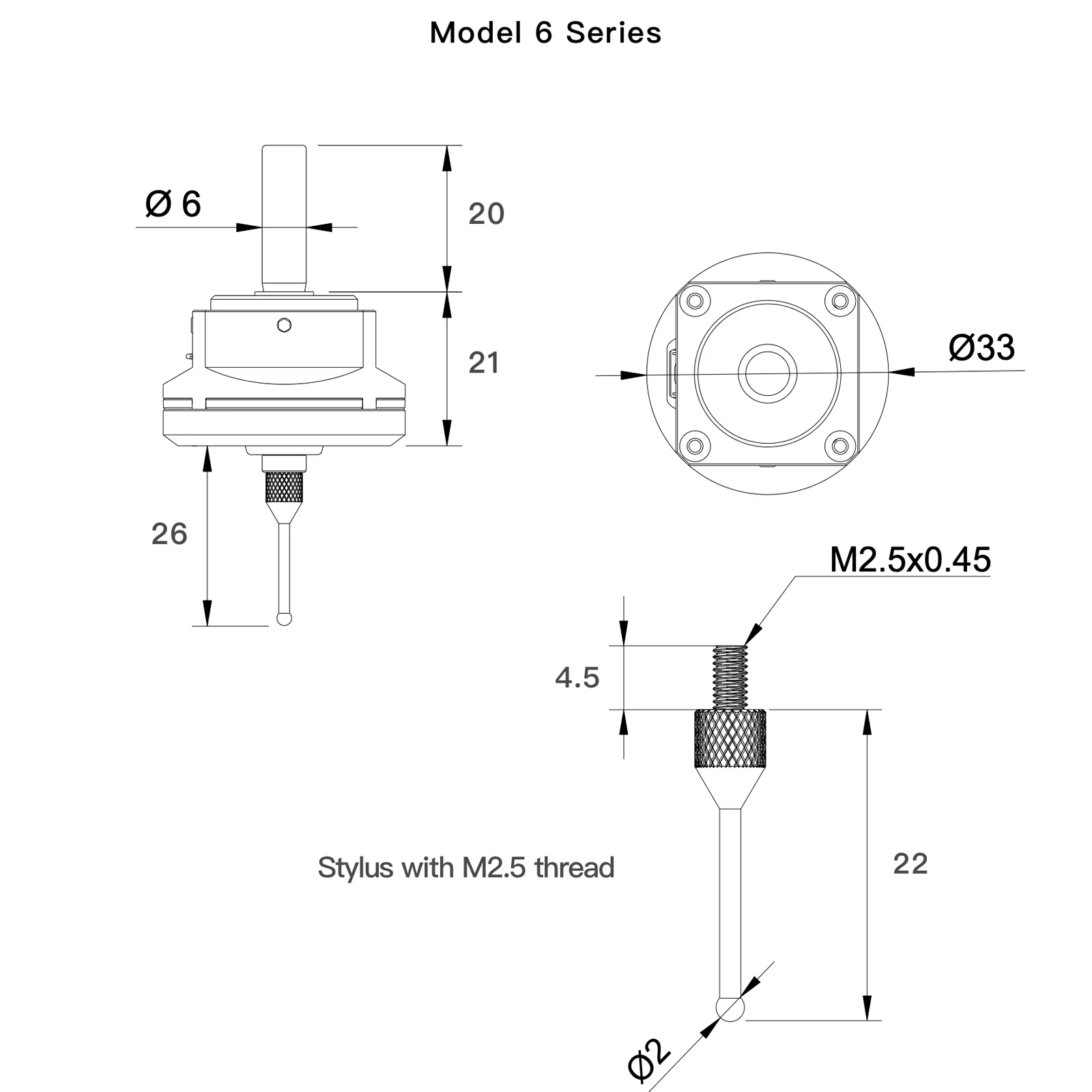 Neueste V6 Anti-Roll 3D-Tastsonde Kantenfinder Präzisions-CNC-Sonde Kompatibel mit Mach3 und Grbl – Detail 4