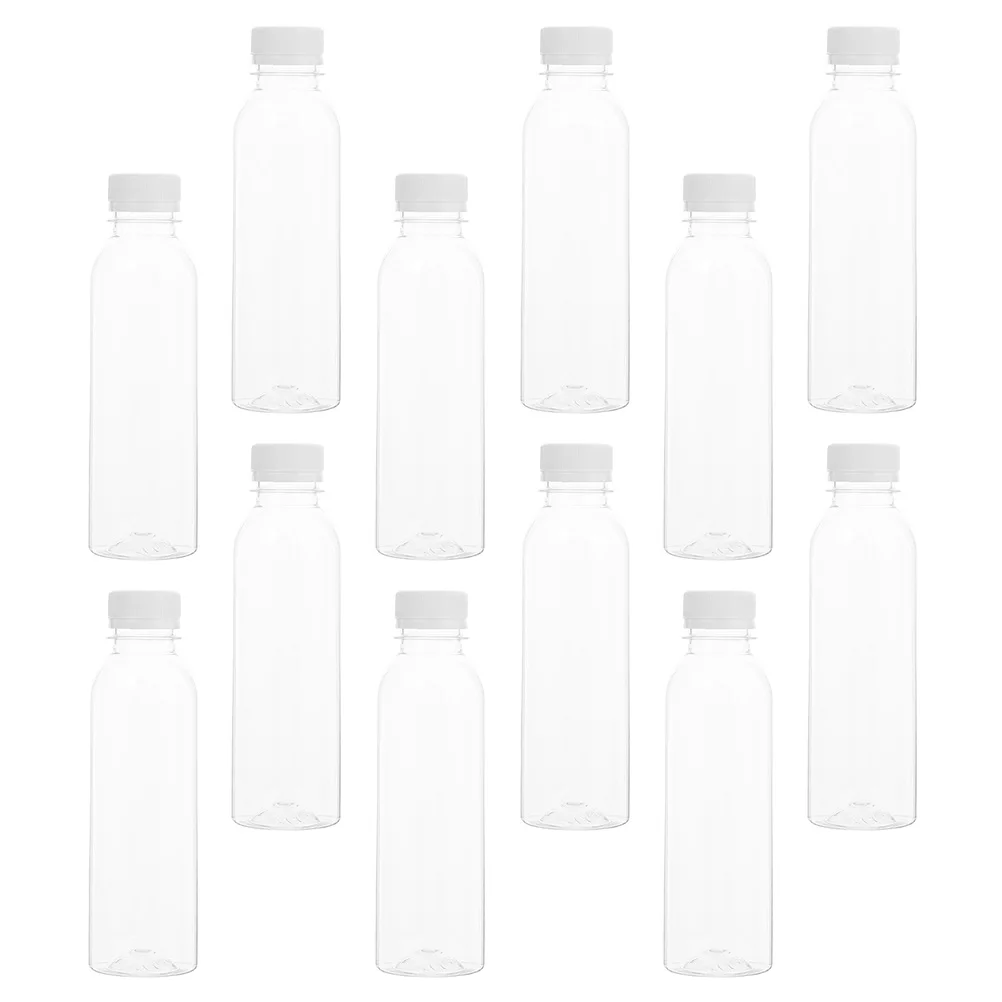 

30 Pcs Plastic Bottle Transparent Beverage Bottles Jug Clear Drinking Empty Juice Dispenser Pet