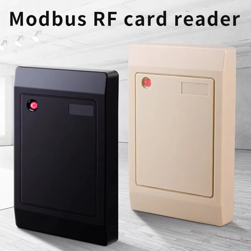 

Modbus RS485 RFID-считыватель карт 24 В водонепроницаемый ID232 12 В 13,56 МГц промышленный считыватель карт ПЛК Modbus Rtu машина для считывания карт 9600