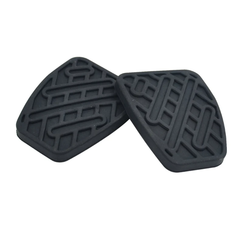 1 Pair Clutch Brake Pedal Rubber Pad Fit for QashqaiJ10 J11 DualisRogue Sport 46531JD00A Auto Brake Clutch Pedal Cover