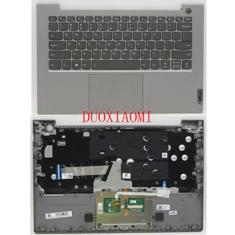 

New for Lenovo for ThinkBook 14 G3 ACL Laptop C-Cover with keyboard USA English Mineral Grey Backlight 5CB1C89897