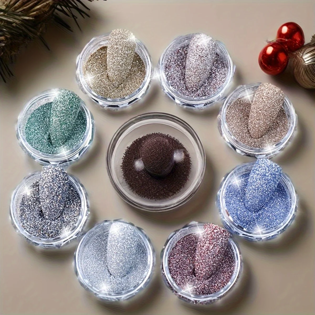 1/8 قطعة مانيكير مسحوق كريستال حجر الراين بريق لمسحوق اليابانية مسحوق تألق مطابقة جيل طلاء الأظافر مانيكير الملحقات #3