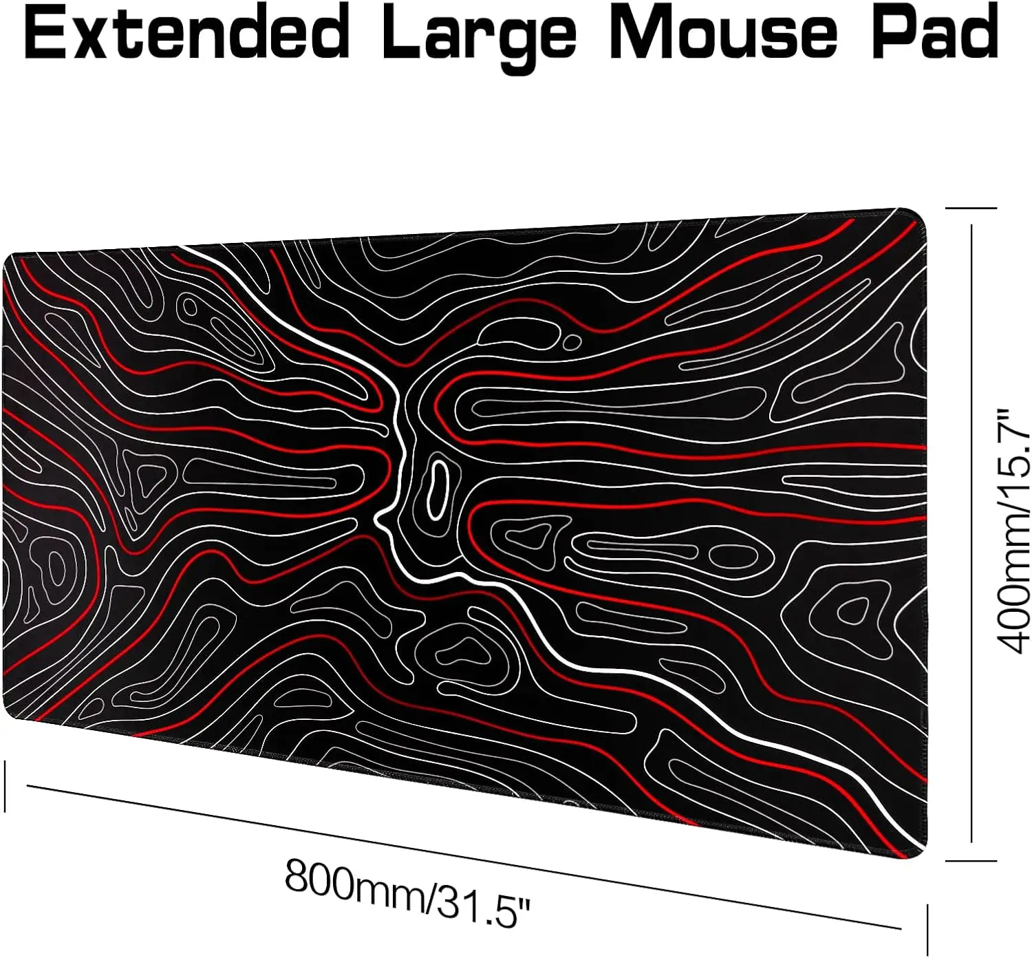 Tapis de souris de jeu pour ordinateur portable, tapis de souris de bureau, base non ald, grill lisse, polymères, périphérique de jeu