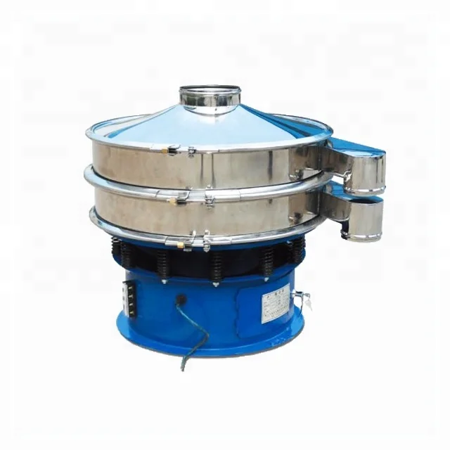 

New 2-500 Mesh Rotary Vibrating Screen for Food Processing Frass Screening