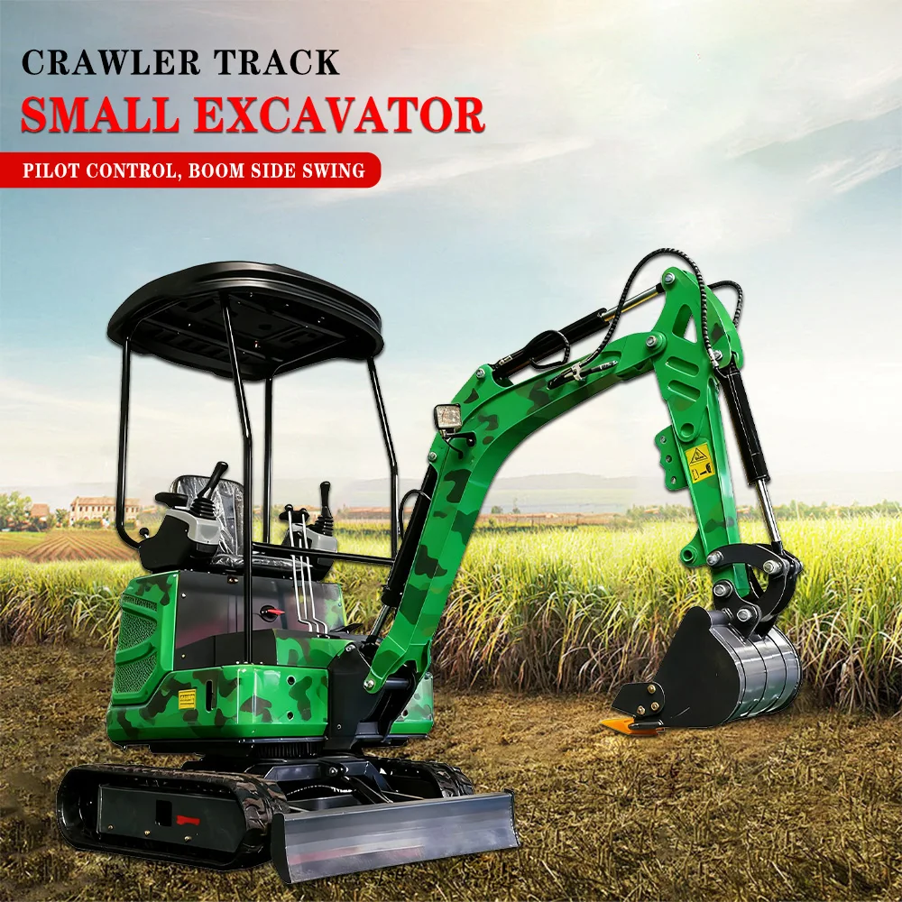 2.5 Ton Mini Crawler Excavator for Agriculture Landscaping Construction Excavator Custom Service Crawler Digger forKubota Engine