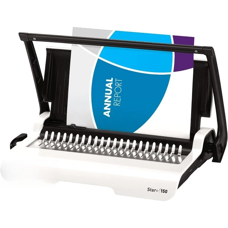 Binding Machine Star+ Comb Binding (5006501), 3.1" X 17.7" X 9.8"
