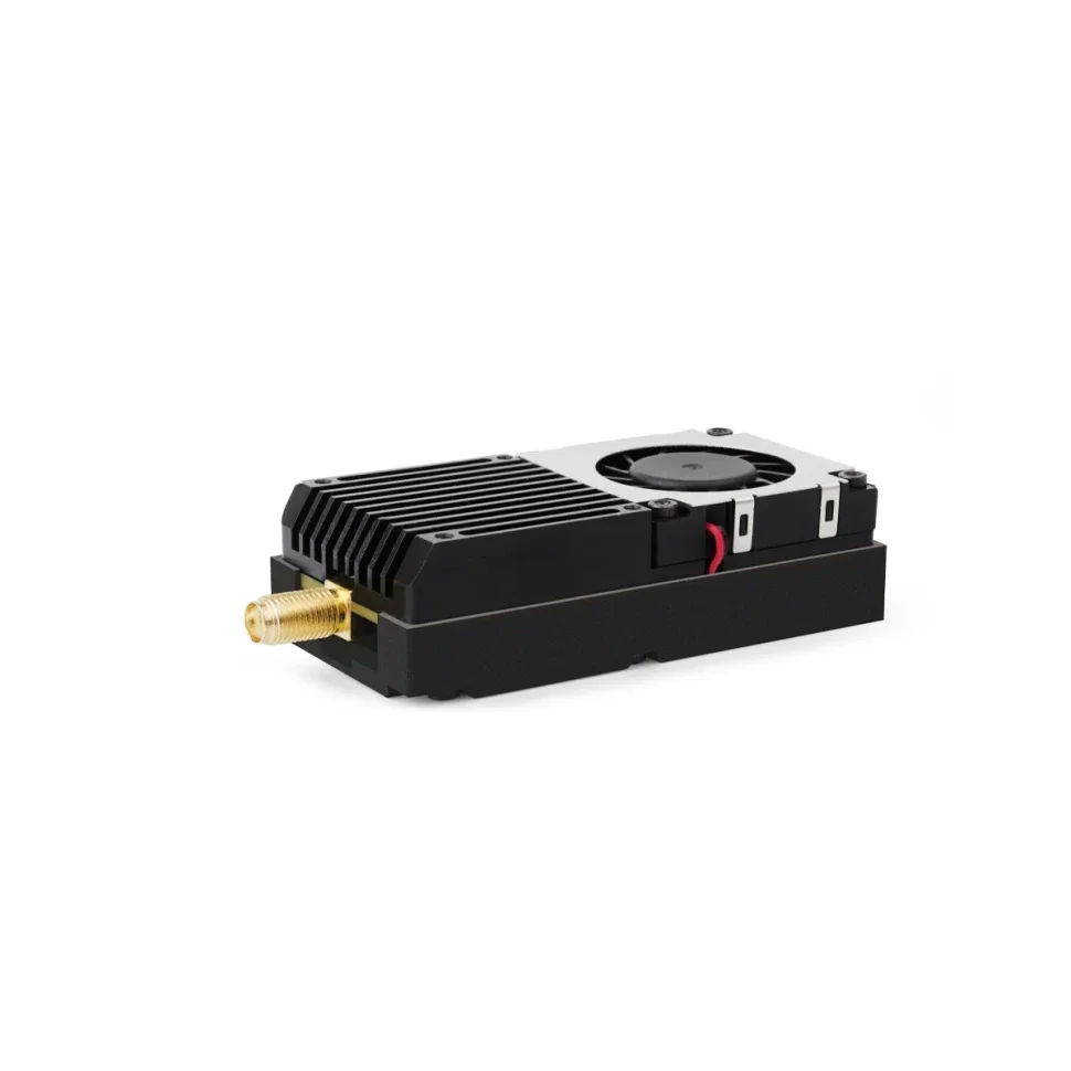 5.8GHz 5.5W VTX Video Transmitter High Power VTX Adjustable Power Sink OSD 5500 mW and Powered by 2–8S for FPV