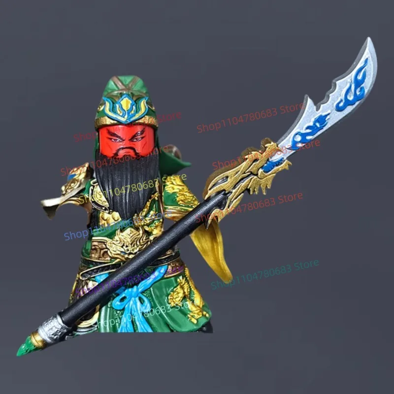

MOC Building Blocks, Five Tiger Warriors, Guan Yu Armor Accessories, Mini Doll Puzzle Collection Toys, Festival Gifts
