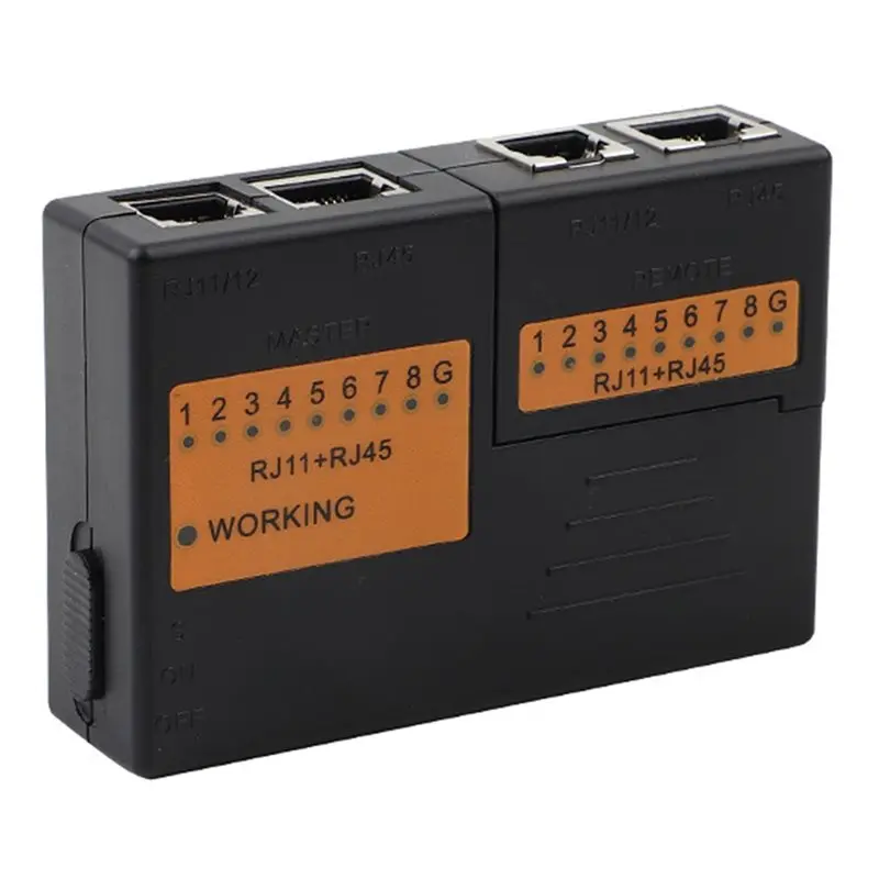 A23F-POE Multifunctional Tester Mini RJ45 Cable Tester Lan Ethernet Network RJ11 RJ12 CAT5 6 7 UTP LAN Cable Testing Tester