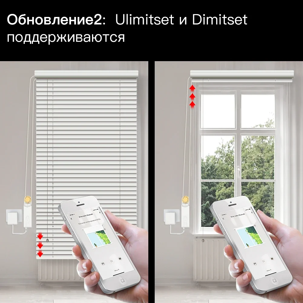 MOES-Tuya Smart ZigBee 3.0 JOBlinds Motor, JOHurized Roller SUMMShades, Smart Life, Alexa, Google Voice Control