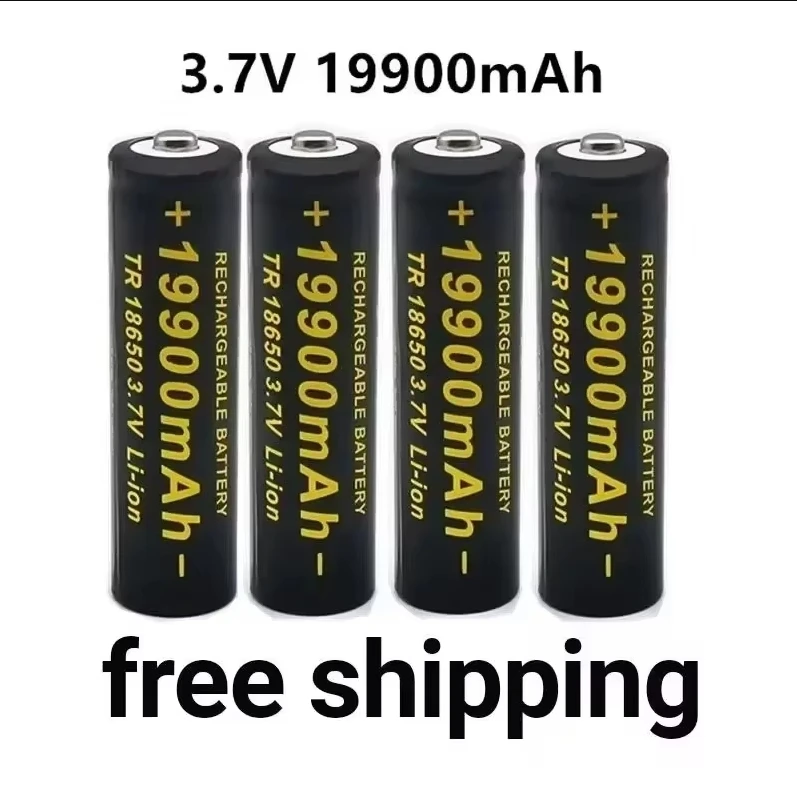 

Free Shiping 2024 100% Genuine New 3.7V 18650 Battery 19900Mah High Capacity Battery, Lithium-ion Battery for Flashlight Battery