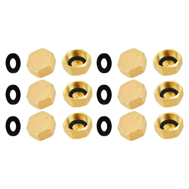 

Розничная/капля доставка 6/8/12PCS 3/4 -дюймового латунного шланга Печать для домашнего и промышленного ежедневного