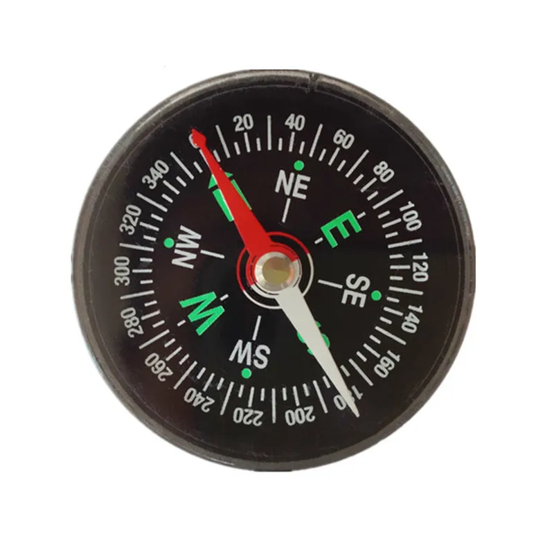 Outdoor 40mm Compass, High Precision Plastic Oiled and Portable  Pocket Outdoor Compass Camping Small Compass