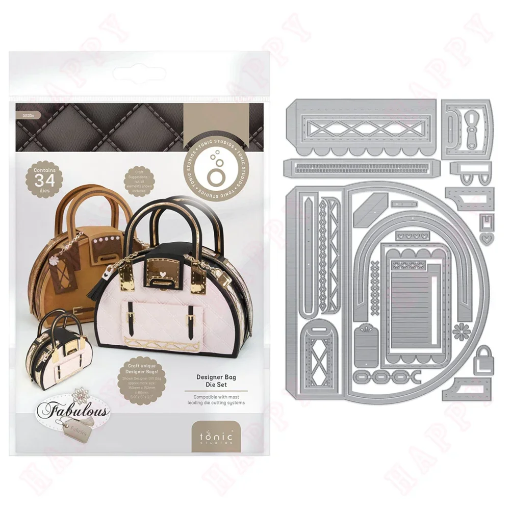 

Bag Box Metal Cutting Dies Stencil for DIY Scrapbooking Greeting Card Decoration Album Embossing Paper Card Embossing 2025 New
