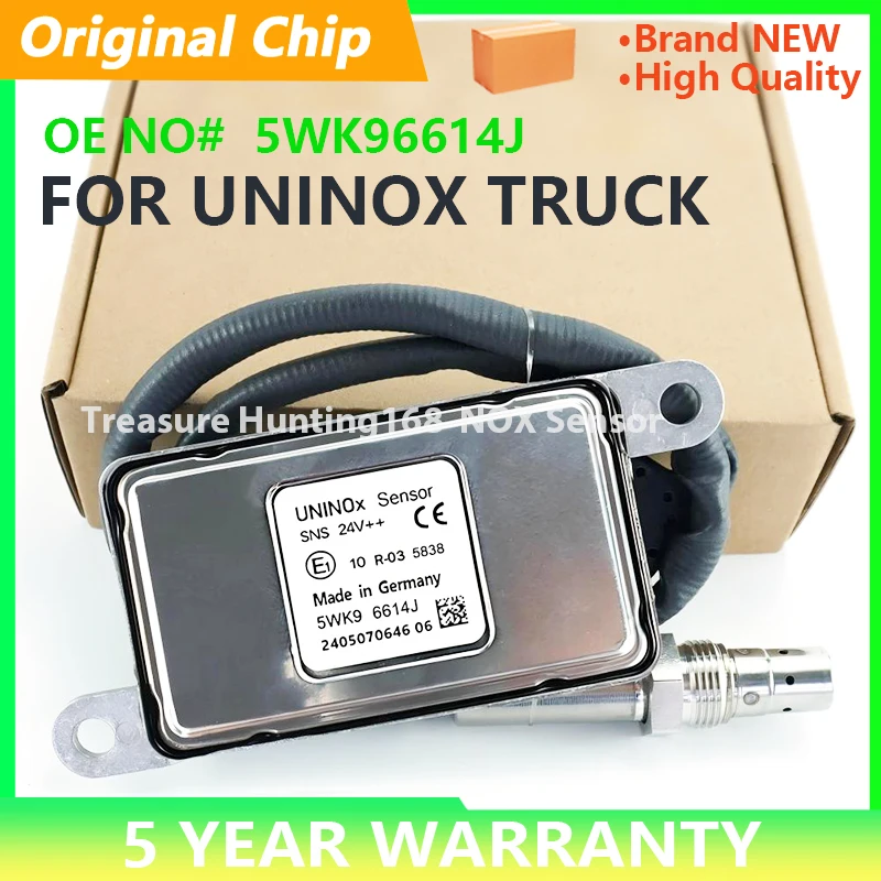 

5WK96614J 5WK9 6614J Original New NOX Sensor Nitrogen Oxygen Sensor For HYUNDAI-24V 2965084700 29650-84700 Car-styling