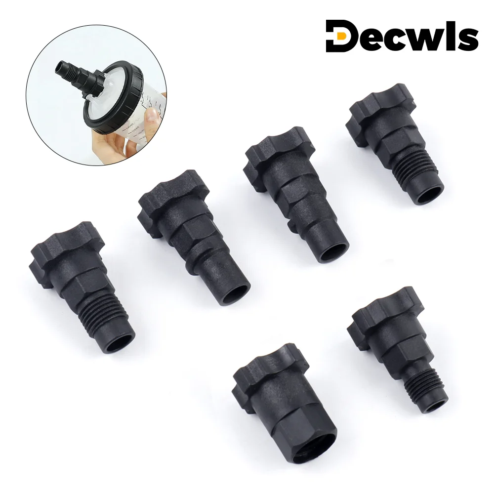 Spray Gun Adapter, Microfiber Material, Fits Various Sizes, Quick Connect Adapter, Air Tool Accessory, For Disposable Paint Cups