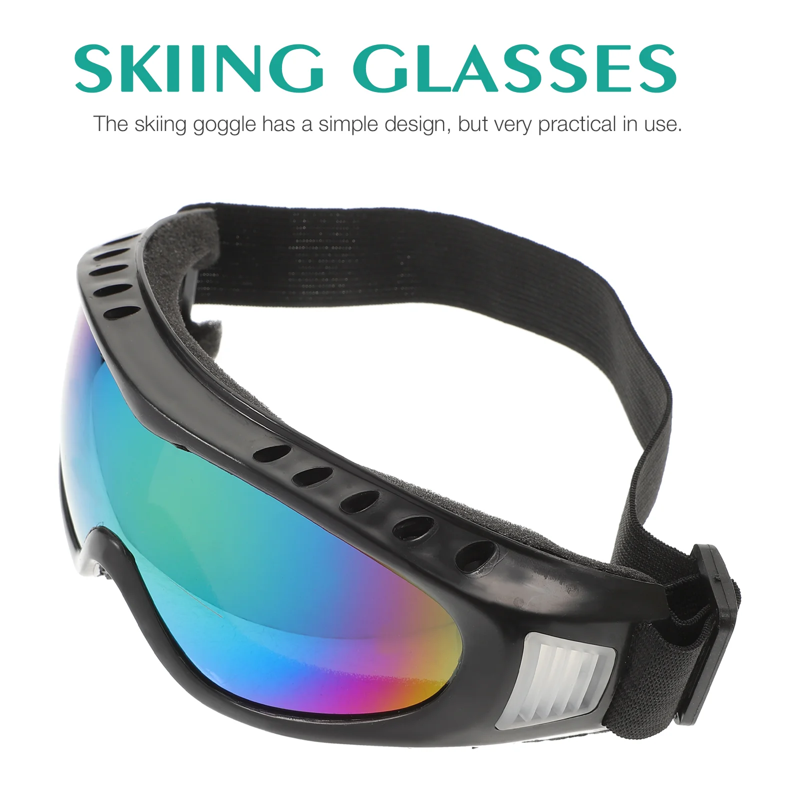 1 Pair Cycling Goggles Protective Goggles Mountaineering Anti-Glare Ski Goggles Skiing Goggles Outdoor Sports Goggles