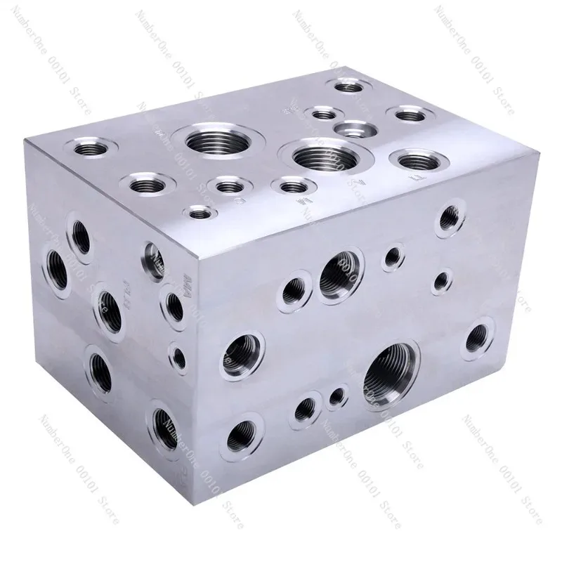 Hydraulic Valve Block Custom Manufacturer Non Standard Hydraulic Manifold Design Machining One Stop Service Precision CNC