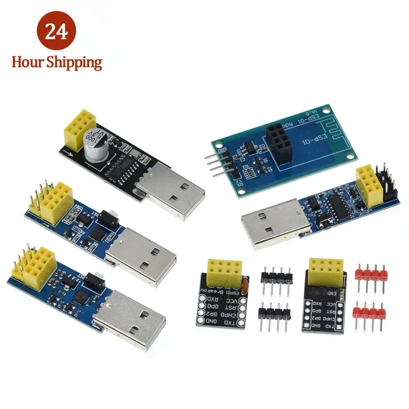 CH340G CP2104 USB To ESP8266 ESP-01 ESP-01S WIFI Module Programmer Adapter Download Debug Link Kit for Arduino LINK v1.0 CH9102F