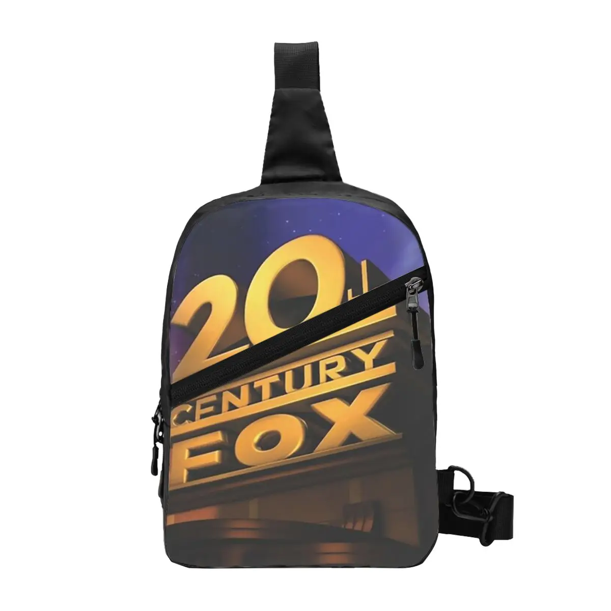 Borsa da petto classica Fox del XX secolo da uomo, zaino a tracolla, borsa da petto, borsa da viaggio, escursionismo, zaino a tracolla