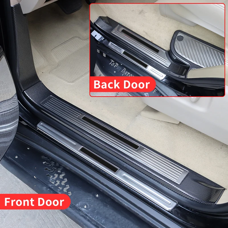 For Toyota Land Cruiser 200 Prado 150 2008-2023 Door Sill Pedal Lc150 LC200 Threshold Upgrades Interior Decoration Accessories