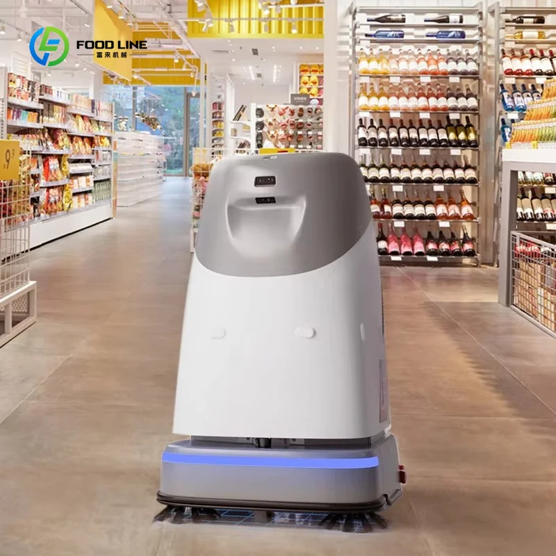 Autonomous Navigation Walk Behind Floor Sweeper Scrubber for Commercial Facility Cleaning Custom