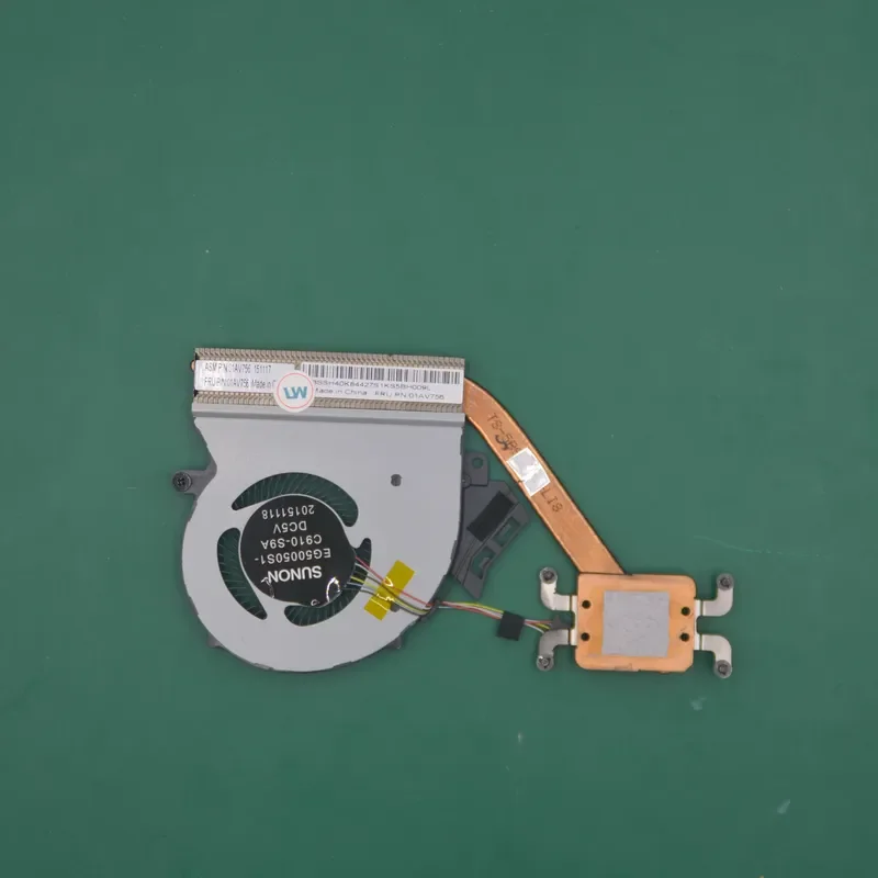 Original New Fan Heatsink for ThinkPad Yoga 11e 3rd Gen and 4th Gen 01AV756