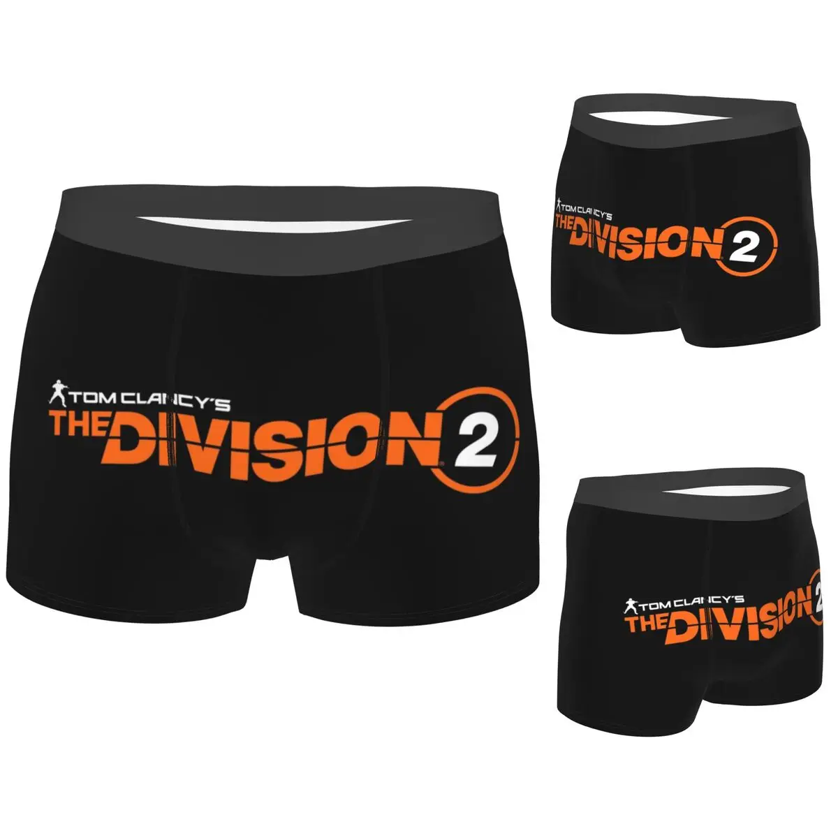 

Boxer Underpants Shorts Tom Clancy's The Division 2 Panties Male Comfortable Underwear for Homme Man Boyfriend Gift