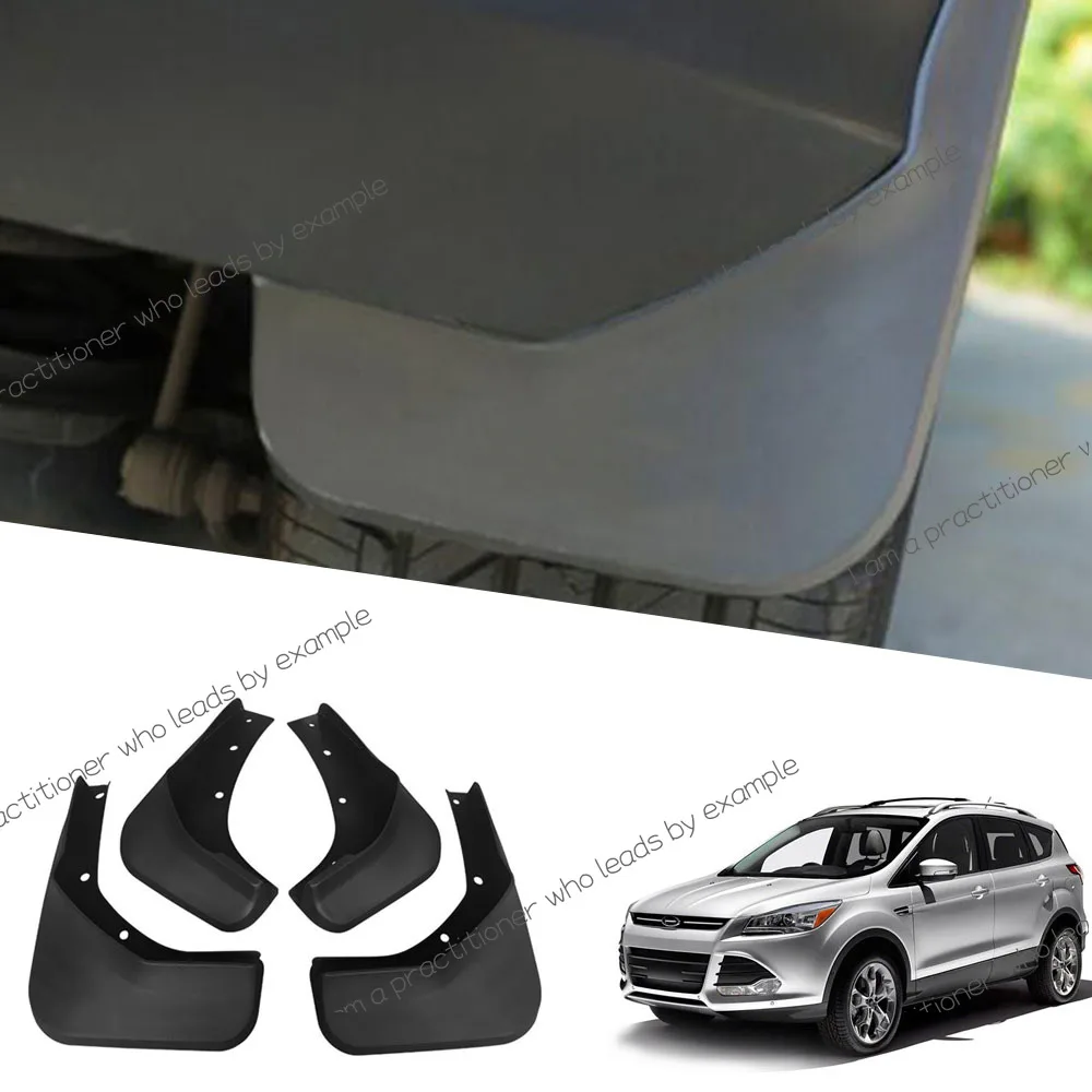 1Set Mudflaps Splash Guard Mud Flaps Front Rear Mudguards Fender Accessories for Ford Kuga Escape 2013 - 2016 2017 2018 2019