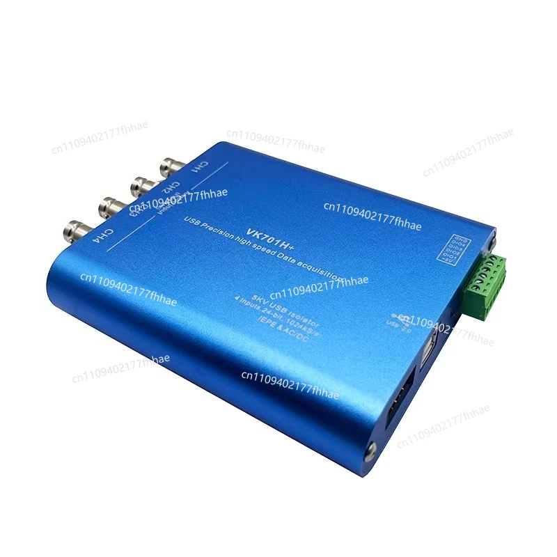 VK701H + Isolated USB 24-bit Data Collection Card 102.4K Sampling Support ADC IEPE 0-20mA