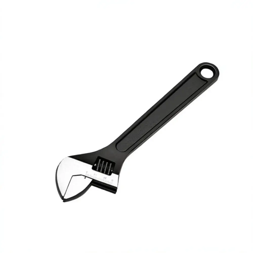 High Carbon Steel Adjustable Wrench Practical Hand Tool For Home Improvement Bathroom Pipe Repair Industrial Quality Spanner