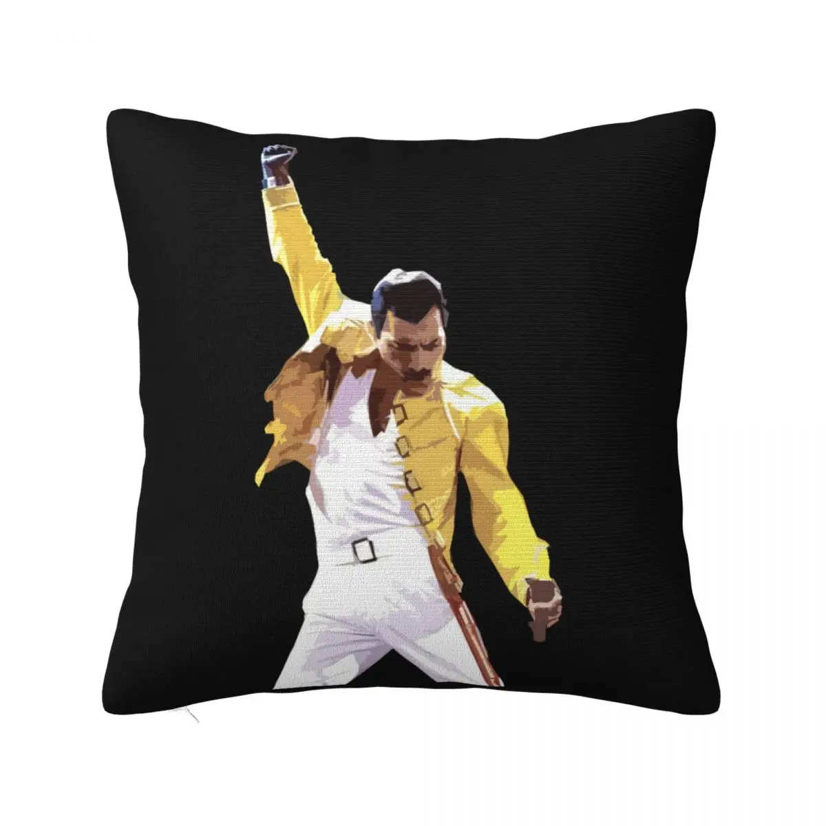 Mens Queen Freddie Mercury Rock Star 100 Cotton High Quality White Family Basic Pillow Case