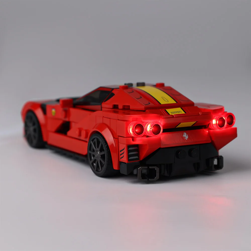 EASYLITE LED Light Set For Speed Champions 76914 Ferrari 812 Competizione Building Blocks DIY Toys No Model