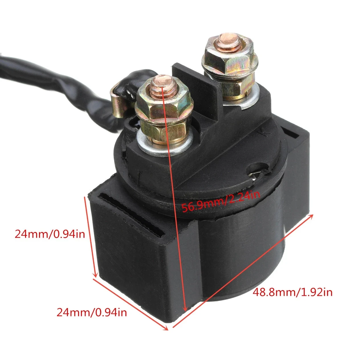 Black Motorcycle Electrical Starter Solenoid Relay Switches For Aprilia Rsv 1000 Tuono Mille Ap8112927 150 Amp