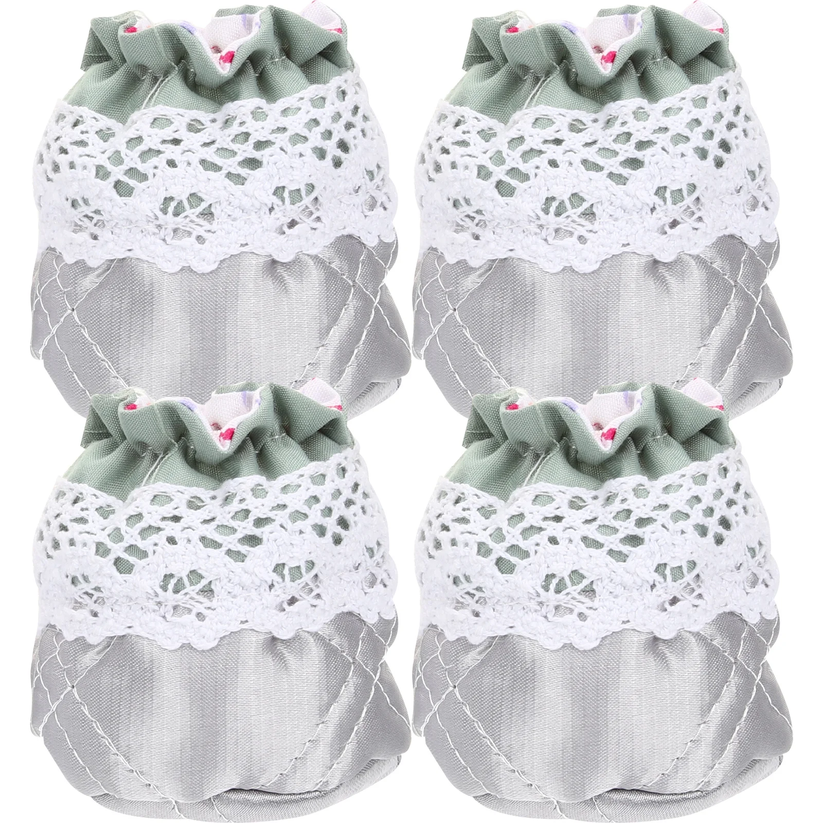 4Pcs Chair Leg Covers Protective Caps Furniture Feet Wraps Anti-Skid Table Leg Protectors for Hardwood Floors Indoor Sofas