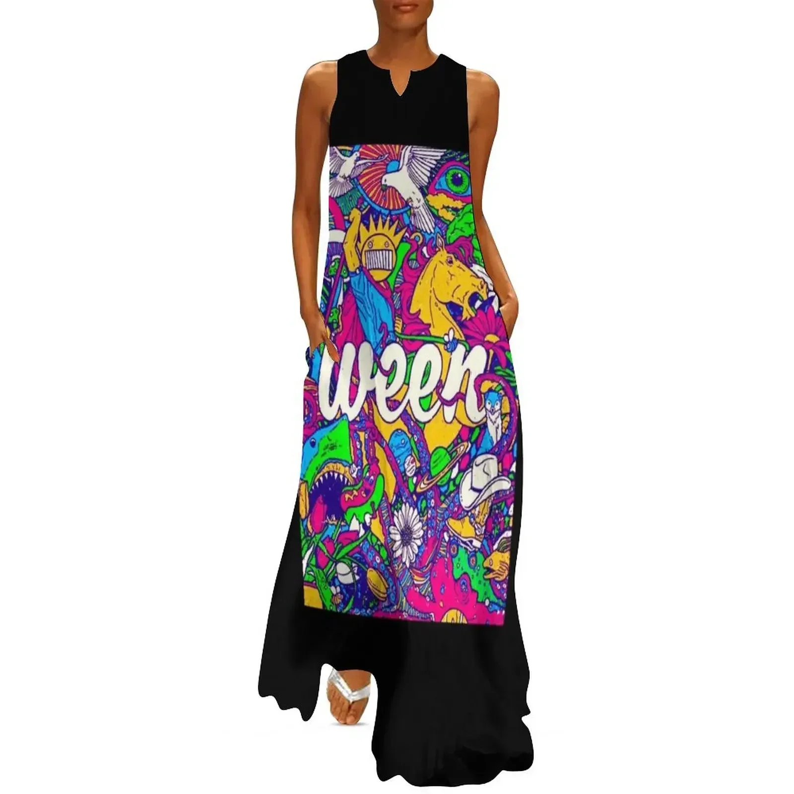 

Halloween With Ween Boog Art Gift Long Dress women's summer dresses 2025 festival outfit women Elegant gowns prom dress Dress