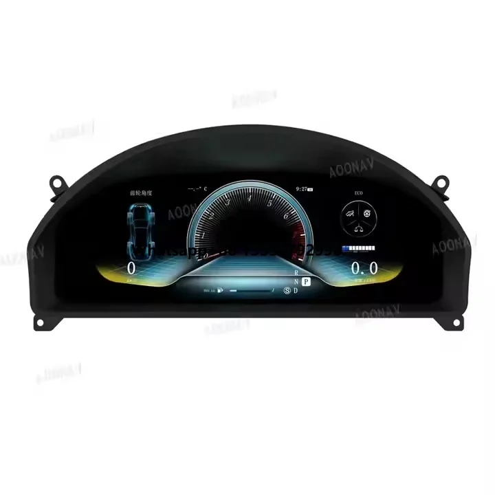 

12.3 Inch Car LCD Digital Cluster Dashboard For Mercedes Benz E W207 NTG4.0/4.5 2010-2015 Player Stereo Virtual Speedometers