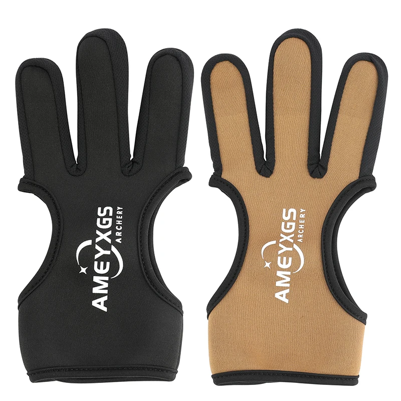 

1pc Protective 3 Fingers Archery Finger Guard 4 Sizes for Recurve Compound Bow Shooting Slingshot Hunting Acceseories