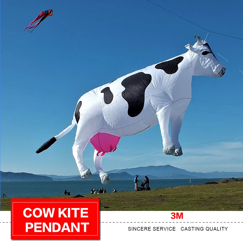 cow soft kite pendant large huge inflatable kite line laundry for audlts